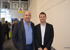 Nicholas Dicey - HortGro Pome Chairman with Jacques du Preez CEO of HortGro.